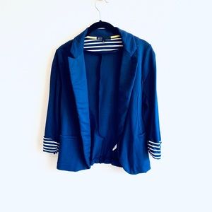 Gibson Navy Blazer - super soft jersey knit feel